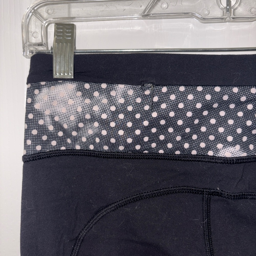 lululemon Black and White Polka Dot Leggings